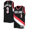 C.J. McCollum Portland Trail Blazers Nike Youth 2021/22 Diamond Premium Swingman Jersey Icon Edition Black for Basketball Enthusiasts