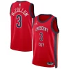 CJ McCollum New Orleans Chic Pelicans Jordan Brand Unisex Swingman Jersey Statement Edition Red for Basketball Enthusiasts