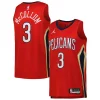 CJ McCollum New Orleans Pelicans Chic Jordan Brand Unisex Swingman Jersey Statement Edition Red Must - Have for Jerseys Lovers