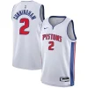 Cade Cunningham Fabulous Detroit Pistons Nike Youth Swingman Jersey Association Edition White Perfect for Game Day