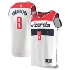 Carlton Carrington Washington Wizards Youth Fast Break Premium Replica Player Jersey Association Edition White Must - Have for Jerseys Lovers