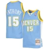 Carmelo Stylish Anthony Denver Nuggets Youth 2003 04 Hardwood Classics Swingman Jersey Powder Blue Great for Fans
