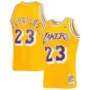 Cedric Ceballos Los Angeles Eye - catching Lakers 1994/95 Hardwood Classics Swingman Jersey Gold for Basketball Enthusiasts