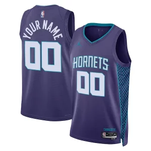 Charlotte Hornets Jordan Brand Unisex 2022/23 Swingman Custom Jersey Statement Edition Teal Fabulous for Basketball Enthusiasts