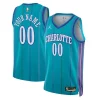 Charlotte Hornets Jordan Brand Unisex Stylish 2023/24 Custom Swingman Jersey Classic Edition Teal Great for Fans