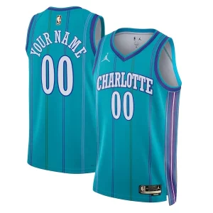 Charlotte Hornets Jordan Brand Unisex Stylish 2023/24 Custom Swingman Jersey Classic Edition Teal Great for Fans