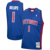 Chauncey Billups Detroit Elegant Pistons 2003/04 Hardwood Classics Swingman Jersey Royal for Basketball Enthusiasts