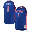 Chauncey Billups Detroit Pistons 2003/04 Big & Tall Hardwood Classics Swingman Jersey Blue Chic Great for Fans
