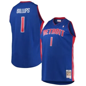 Chauncey Billups Detroit Pistons 2003/04 Big & Tall Hardwood Classics Swingman Jersey Blue Chic Great for Fans