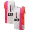 Chris Bosh Miami Heat 2001/02 Hardwood Classics Swingman Gorgeous Jersey White Ideal for Collectors