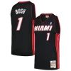 Chris Bosh Miami Heat 2012/13 Hardwood Classics Eye - catching Swingman Jersey Black for Basketball Enthusiasts