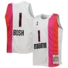 Chris Bosh Miami Heat Gorgeous Youth 2011/12 Hardwood Classics Swingman Jersey White Great for Fans