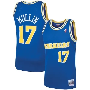 Chris Mullin Golden State Warriors 1993/94 Eye - catching Hardwood Classics Swingman Jersey Royal Perfect for Game Day