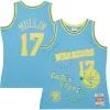 Chris Mullin Unique Golden State Warriors 1993/94 Swingman Sidewalk Sketch Jersey Light Blue Must - Have for Jerseys Lovers