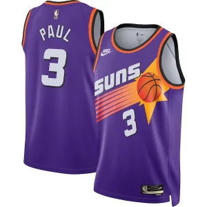 Chris Paul Gorgeous Phoenix Suns Nike Swingman Jersey Classic Edition Purple Perfect for Game Day