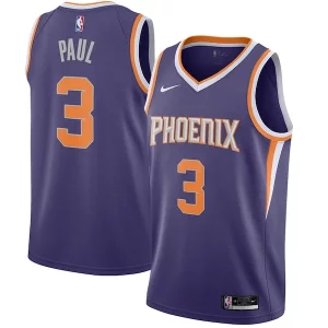 Chris Paul Phoenix Suns Nike 2020/21 Swingman Stylish Jersey Purple Icon Edition Must - Have for Jerseys Lovers