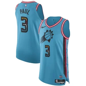 Chris Stylish Paul Phoenix Suns Nike 2022/23 Authentic Jersey City Edition Turquoise Perfect for Game Day