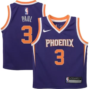 Chris Unique Paul Phoenix Suns Nike Preschool 2021/22 Replica Jersey Icon Edition Purple Perfect for Game Day