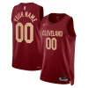 Cleveland Cavaliers Nike Chic Unisex Swingman Custom Jersey Burgundy Icon Edition Great for Fans