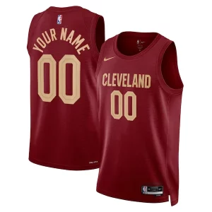 Cleveland Cavaliers Nike Chic Unisex Swingman Custom Jersey Burgundy Icon Edition Great for Fans