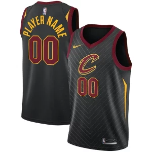 Cleveland Cavaliers Nike Swingman Custom Jersey Gorgeous Black Statement Edition Perfect for Game Day
