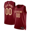 Cleveland Cavaliers Nike Unisex Swingman Custom Jersey Burgundy Icon Chic Edition for Basketball Enthusiasts