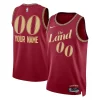 Cleveland Chic Cavaliers Nike Unisex 2023/24 Custom Swingman Jersey Wine City Edition Must - Have for Jerseys Lovers