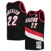 Clyde Drexler Portland Stylish Trail Blazers Youth 1991/92 Hardwood Classics Swingman Jersey Black Perfect for Game Day