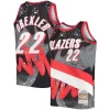 Clyde Drexler Portland Trail Blazers Hardwood Classics 1991/92 Hyper Hoops Fabulous Swingman Jersey Black for Basketball Enthusiasts