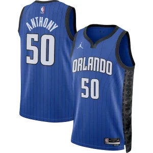 Cole Anthony Orlando Magic Jordan Brand Unisex Swingman Jersey Statement Edition Blue Chic Must - Have for Jerseys Lovers