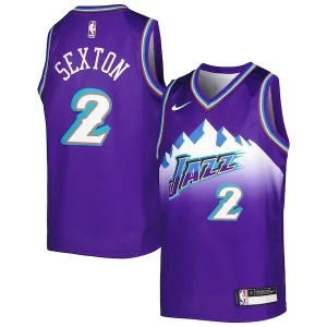 Collin Sexton Utah Jazz Nike Youth 2022/23 Swingman Jersey City Edition Chic Purple Perfect for Game Day