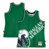 Dallas Mavericks Hardwood Classics Blown Out Fabulous Fashion Jersey Green Perfect for Game Day
