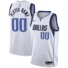 Dallas Mavericks Nike Custom Trendy Swingman Jersey White Association Edition Perfect for Game Day