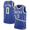 Damian Lillard Milwaukee Bucks Nike Unisex 2024/25 Swingman Player Jersey Unique City Edition Royal Great for Fans