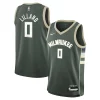 Damian Lillard Milwaukee Bucks Nike Youth Swingman Chic Jersey Icon Edition Hunter Green for Basketball Enthusiasts