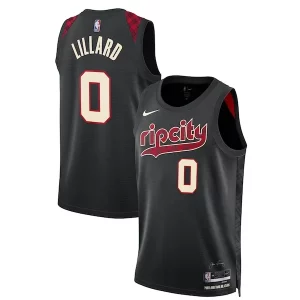 Damian Lillard Portland Trail Blazers Fabulous Nike Unisex 2023/24 Swingman Jersey Black City Edition for Basketball Enthusiasts