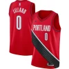 Damian Stylish Lillard Portland Trail Blazers Jordan Brand 2020/21 Swingman Jersey Statement Edition Red Must - Have for Jerseys Lovers