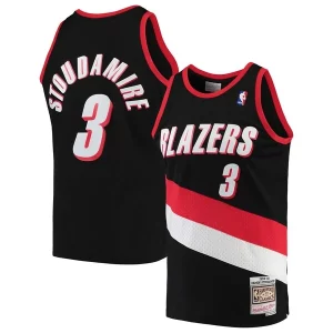 Damon Unique Stoudamire Portland Trail Blazers 1999/00 Hardwood Classics Swingman Jersey Black Great for Fans