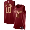 Darius Garland Trendy Cleveland Cavaliers Nike Unisex Swingman Jersey Icon Edition Wine/White Ideal for Collectors