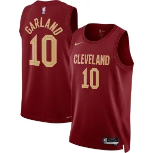 Darius Garland Trendy Cleveland Cavaliers Nike Unisex Swingman Jersey Icon Edition Wine/White Ideal for Collectors