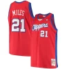 Darius Miles LA Trendy Clippers Hardwood Classics Swingman Jersey Red Great for Fans