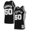 David Robinson San Antonio Spurs 1991/92 Hardwood Classics Swingman Gorgeous Jersey Black Perfect for Game Day