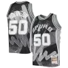 David Robinson San Antonio Spurs Hardwood Classics 1998/99 Hyper Hoops Swingman Stylish Jersey Black Must - Have for Jerseys Lovers