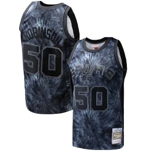 David Robinson San Antonio Spurs Hardwood Classics 1998/99 Tie Dye Swingman Jersey Black Premium Perfect for Game Day