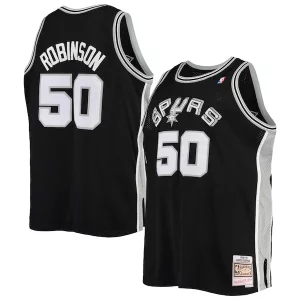 David Robinson San Fabulous Antonio Spurs 1998/99 Big & Tall Hardwood Classics Swingman Jersey Black Perfect for Game Day