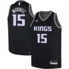 Davion Mitchell Sacramento Kings Jordan Brand Youth Eye - catching Swingman Jersey Statement Edition Black for Basketball Enthusiasts