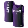 De'Aaron Fox Chic Sacramento Kings Fast Break Replica Player Jersey Statement Edition Purple for Basketball Enthusiasts