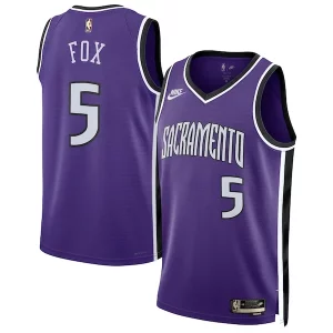 De'Aaron Fox Fabulous Sacramento Kings Nike Unisex 2024/25 Swingman Jersey Purple Classic Edition for Basketball Enthusiasts