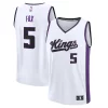 De'Aaron Fox Sacramento Kings Fast Break Replica Player Jersey Association Edition Elegant White Perfect for Game Day
