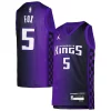 De'Aaron Fox Sacramento Kings Jordan Trendy Brand Youth Swingman Jersey Statement Edition Purple Great for Fans